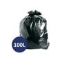 Imagem de Kit 15 Saco de Lixo Reforçado Resistente Uso Doméstico 100L