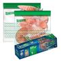 Imagem de Kit 15 sacos hermeticos freezer zip clip 23,5x26,5cm - Casa Hera Maria