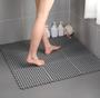Imagem de Kit 15 Tapete Modular Superfície antiderrapante para box banheiro sauna vestiário 30x30