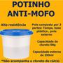 Imagem de Kit 150 Pote Anti Umidade Evita Mofo Mau Cheiro Tampa 