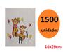 Imagem de Kit 1500 Sacos de Plástico p/ Palhaço Dia das Crianças 16x26
