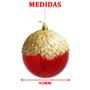 Imagem de Kit 16 Bolas Enfeite Natalino Árvore Natal Vermelho Dourado