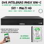 Imagem de Kit 16 Cameras 1220 Full Color Intelbras Dvr Mhdx 16 Ch Color Noite 500GB