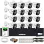 Imagem de Kit 16 Câmeras Intelbras VHD 1130 B HD 720p Visão Noturna 30m Resistente à Chuva IP67 + Dvr Intelbras MHDX 1016-C 16 Canais + HD 2TB BarraCuda