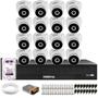 Imagem de Kit 16 Câmeras Intelbras VHD 3230 D G7 Dome Full HD 1080p Visão Noturna de 30m IP67 + Dvr Intelbras MHDX 3116-C 16 Canais + HD 1TB Purple