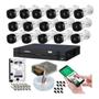 Imagem de Kit 16 Câmeras Multi Hd 1120b Dvr Intelbras 16 Canais Com Hd 2tb