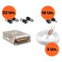 Imagem de Kit 16 Câmeras Segurança Intelbras Hd 720p Com Dvr Mhdx 1016-c Full Hd L Com HD 2TB Purple Completo