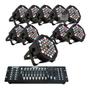 Imagem de Kit 16 Canhao Parled 36 Led + Mesa Dmx 512 Efeitos Fade Time