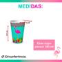 Imagem de Kit 16 Copos Descartáveis Festa Tropical 180 ml Junco