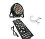 Imagem de KIT 16 PAR LED SLIM 60 LEDS RGBWA 3W   Dmx512   Garras