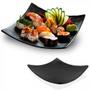 Imagem de Kit 16 Pecas para Sushi com Travessas Pratos e Hashis
