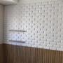 Imagem de Kit 16 Placas Pvc Decoração Tijolinho Revestimento Flexivel Sacada Azulejo Parede Tijolo Interna