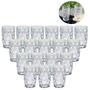 Imagem de Kit 18 Copos Vidro Resistente Transparente 370 ML Bebidas Drink