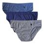 Imagem de Kit 18 Cueca Basica Slip Elástico 100% Algodão Sortida
