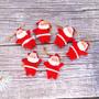 Imagem de Kit 18 Mini Papai Noel Pendentes Enfeites De Natal Árvore