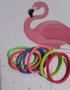 Imagem de Kit 18 Unidades Liga Elástico Meia Xuxinha Coloridas e com Glitter para Prender os Cabelos