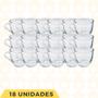 Imagem de Kit 18 Xicaras Pequenas 150 ML Para Cha Cafe Vidro Resistente