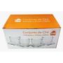 Imagem de Kit 18 Xícaras Transparente Chá 220mL C/ Pires Mesa Posta