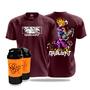 Imagem de Kit 1x Camiseta Gohan + 1x Coqueteleira Dabliu Fit Treino Academia