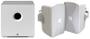 Imagem de Kit 2.1 Caixa JBl Control SA-PRO C-SA5 Branco +CUBE 8 Branco