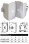 Imagem de Kit 2.1 Caixa JBl Control SA-PRO C-SA5 Branco +CUBE 8 Branco