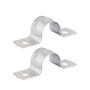 Imagem de Kit 2 Abraçadeira Tipo U De Aço Fixação De Canos Tubos 1/2" 20mm