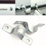 Imagem de Kit 2 Abraçadeira Tipo U De Aço Fixação De Canos Tubos 1/2" 20mm