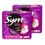 Imagem de Kit 2 Absorvente Sym Com Abas Normal Suave 8 Unidades