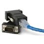 Imagem de Kit 2 Adaptador Vga Rj45 Cabo Rede Extensor Extensao Monitor