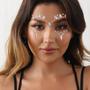 Imagem de Kit 2 Adesivo Strass Glitter Pedra Rosto Maquiagem Carnaval