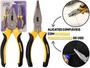 Imagem de Kit 2 Alicates Universal E Bico Fino Para Mecânico Eletricista Reparos Manutenção Profissional Hutz