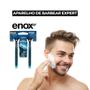 Imagem de Kit 2 Aparelho de Barbear Descartável Barbeador 2 Lâminas Enox Expert