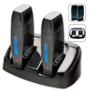 Imagem de Kit 2 Aparelhos Roll On Com Base Dupla Mega Bell Cor Preto Bivolt