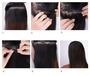 Imagem de kit 2 Apliques De Cabelo liso Longa peruca com Tic Tac Organico