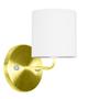 Imagem de Kit 2 Arandela Dourado De Cupula Cilíndrica Branco