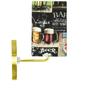 Imagem de Kit 2 Arandela Dourado De Cupula Quadrada Bar
