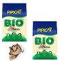 Imagem de Kit 2 Areia Higiênica Pipicat Bio Vegetal Natural Gato 1,8kg