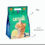 Imagem de Kit 2 Areia Sanitária Natural Gatos Cat Zone Odores 3Kg