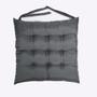 Imagem de KIT 2 Assentos Almofadas Futon Cadeira Grande Cheia Decorativa Sofá Poltrona Cama Fita Para Amarrar 40x40cm