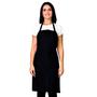 Imagem de Kit 2 Avental Frontal Com Bolso Grande Liso Oxford Lojaloja Preto