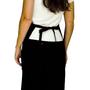 Imagem de Kit 2 Avental Frontal Com Bolso Grande Liso Oxford Lojaloja Preto