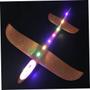 Imagem de Kit 2 Avião De Brinquedo Esportivo Planador Led  Aeronave De Arremesso Mão