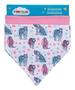 Imagem de Kit 2 Babador Bandana Pimpolho Algodão Meninas 8955