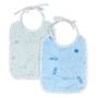 Imagem de Kit 2 Babadores para Bebê Flanelado Com Forro Estampa Espaço