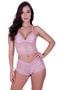 Imagem de Kit 2 Baby Doll Conjunto Lingerie de Renda sem Bojo Caleçon- KIT 2 CONJUNTO SARA