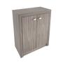 Imagem de Kit 2 Balcões Me4103 com 4 Portas e Prateleira 74,5cmx120cm