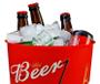 Imagem de Kit 2 Baldes De Gelo Cerveja 7 Litros Decorado Budweiser - Usual Utilidades