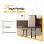Imagem de Kit 2 Banqueta Banco Alta para Balcão Bancada Americana, Bar, Cozinha Gourmet