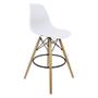 Imagem de Kit 2 Banquetas Charles Eames Eiffel Wood Design Base Fixa