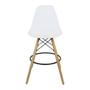 Imagem de Kit 2 Banquetas Charles Eames Eiffel Wood Design Base Fixa